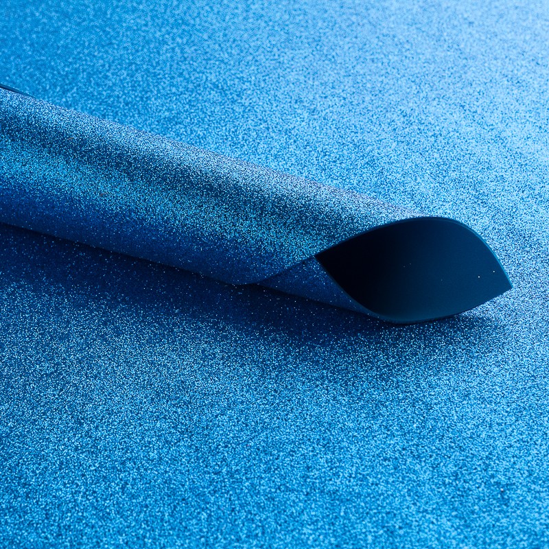 Gomme Eva Glitter Bleu - Ribes y Casals