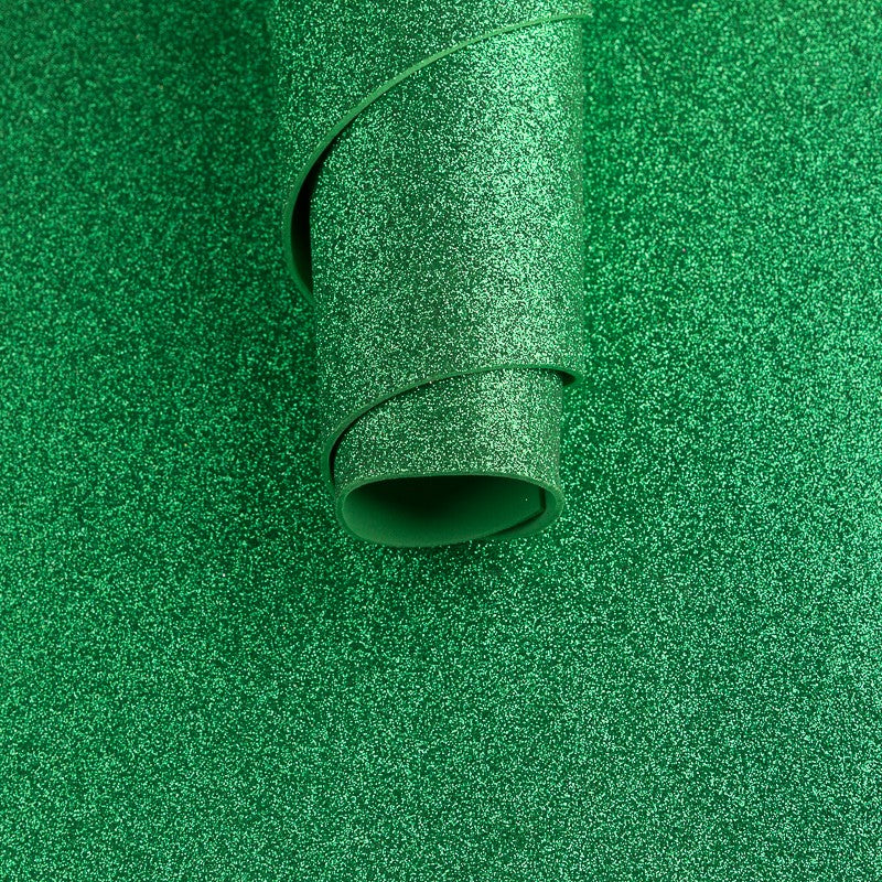 Goma Eva Glitter Verde - Ribes y Casals