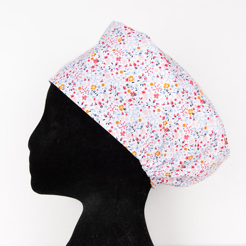 Bonnet Sanitaire Coton Mini-Fleur Corail - Ribes y Casals