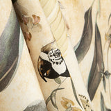 Toile de coton imprimée « Ara et orchidées » beige - Ribes y Casals