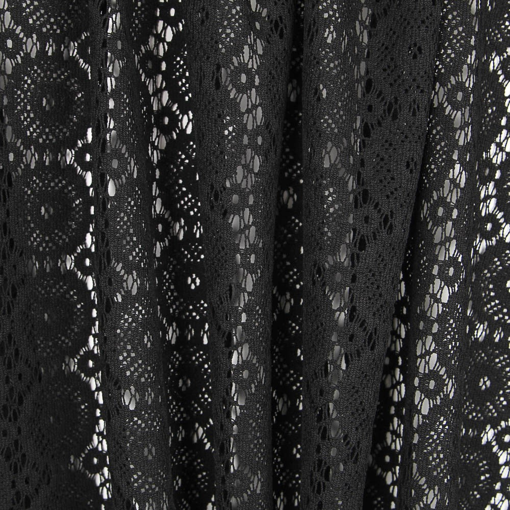 Guipure Noire Géométrique - Ribes y Casals