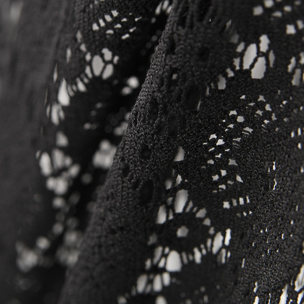 Guipure Noire Géométrique - Ribes y Casals