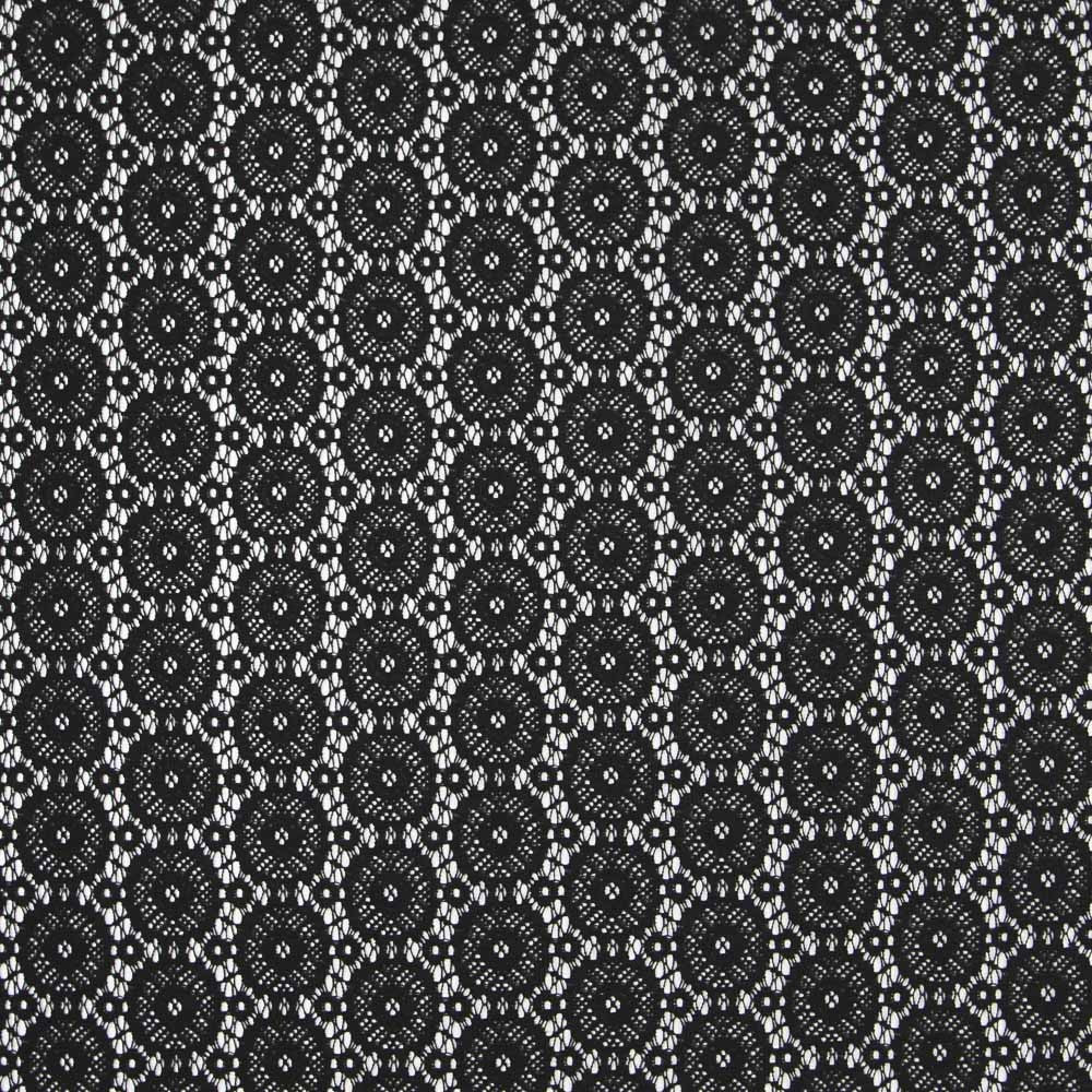 Guipure Noire Géométrique - Ribes y Casals