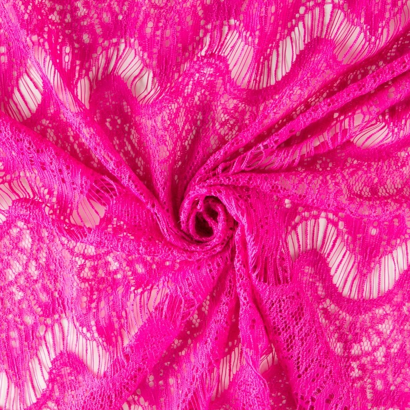 Guipure Ondes Cyclamen - Ribes y Casals