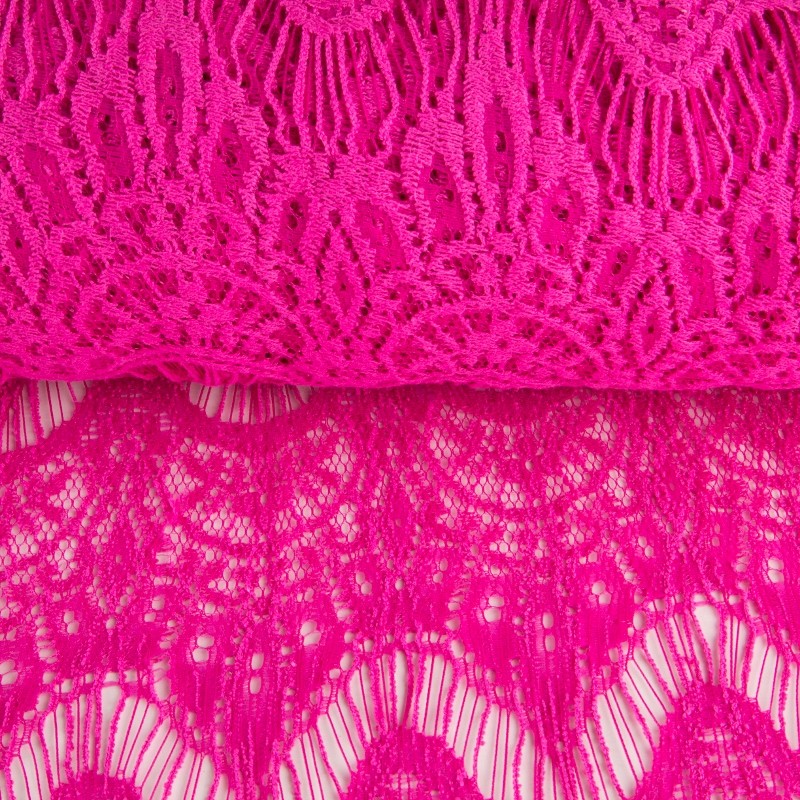 Guipure Ondes Cyclamen - Ribes y Casals