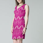 Guipure Ondes Cyclamen - Ribes y Casals