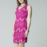 Guipure Ondes Cyclamen - Ribes y Casals