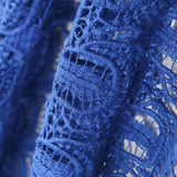 Retal Guipur Pavo azulón 100x135 cm - Ribes y Casals