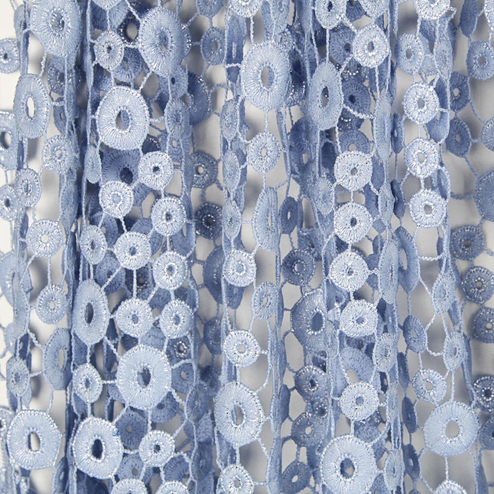 Guipure Ronds Bleu Laqué - Ribes y Casals