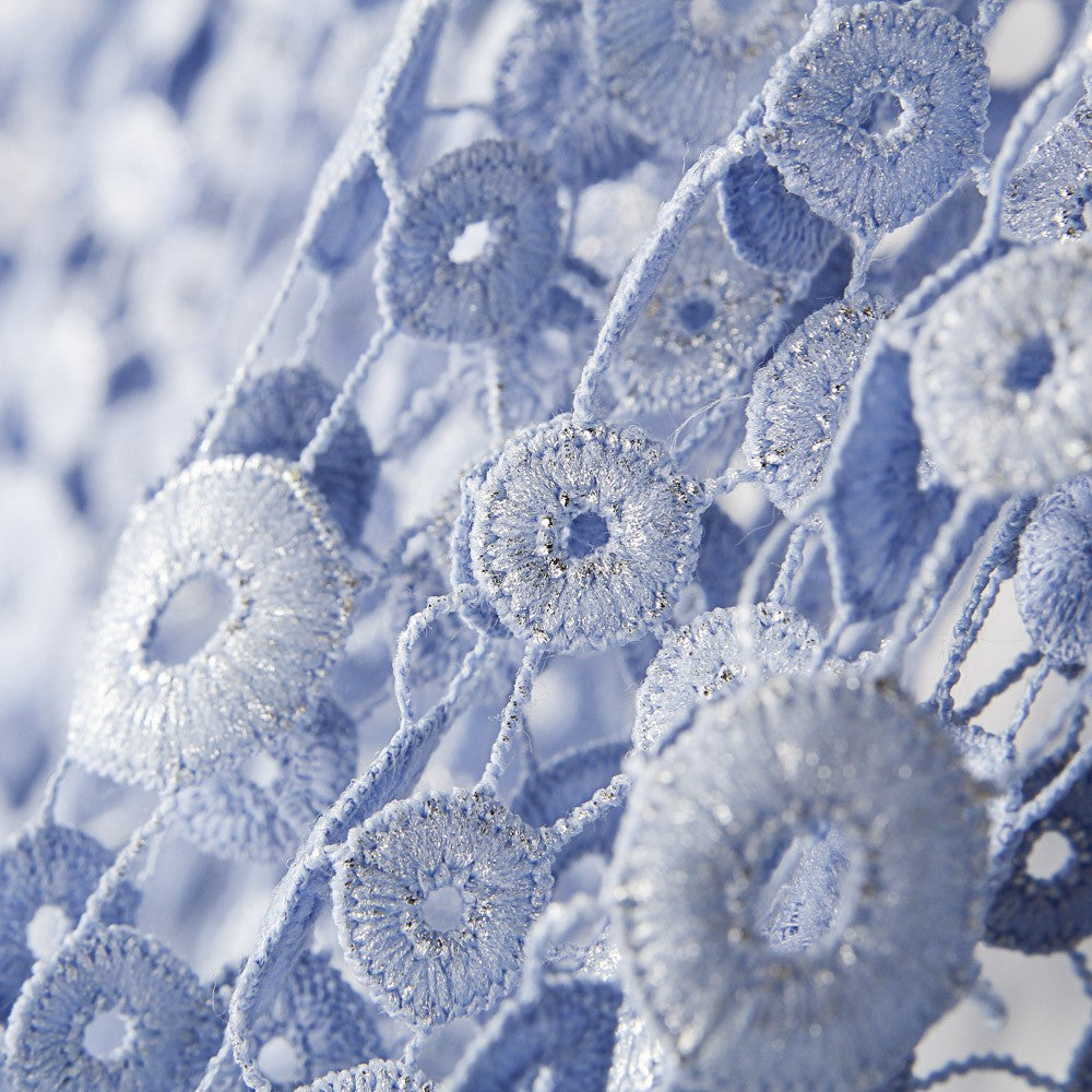 Guipure Ronds Bleu Laqué - Ribes y Casals