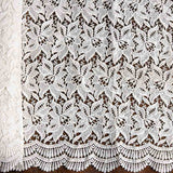 Guipur Blanco Natural Flores - Ribes y Casals