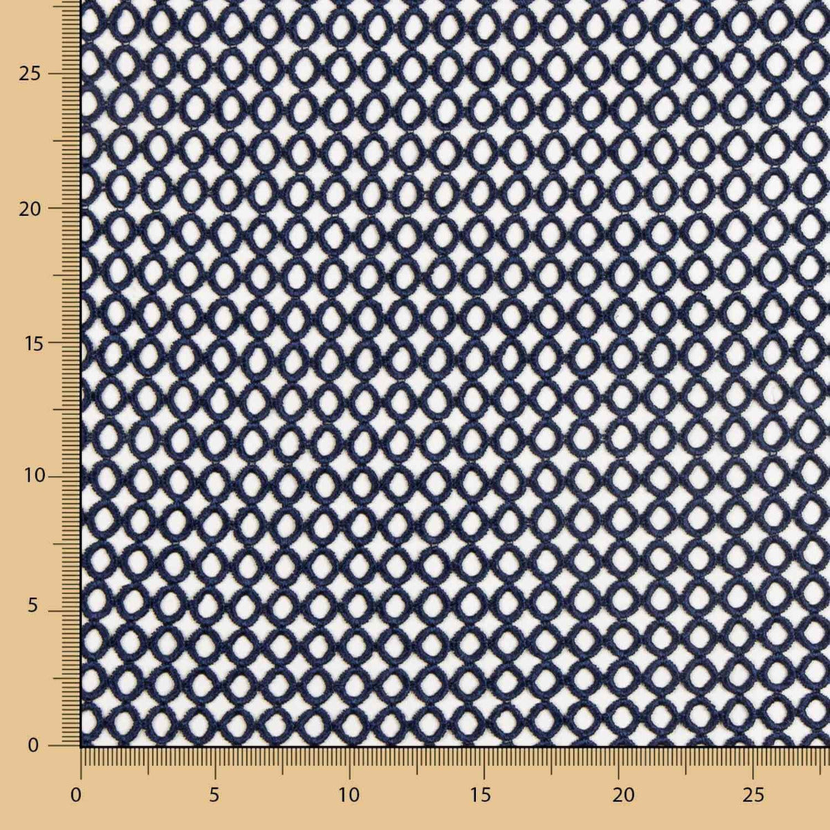 Guipure Cercles Marine - Ribes y Casals