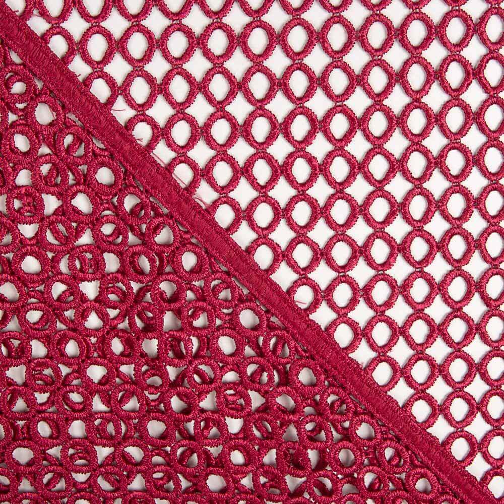 Guipure Cercles Magenta - Ribes y Casals