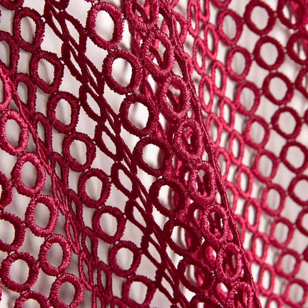 Guipure Cercles Magenta - Ribes y Casals