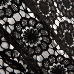 Guipur Floral Negro - Ribes y Casals