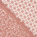 guipure géométrique rose sombre - Ribes y Casals
