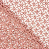 guipure géométrique rose sombre - Ribes y Casals