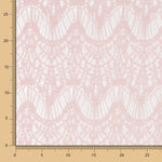 Guipure Ondes Rose Pâle - Ribes y Casals