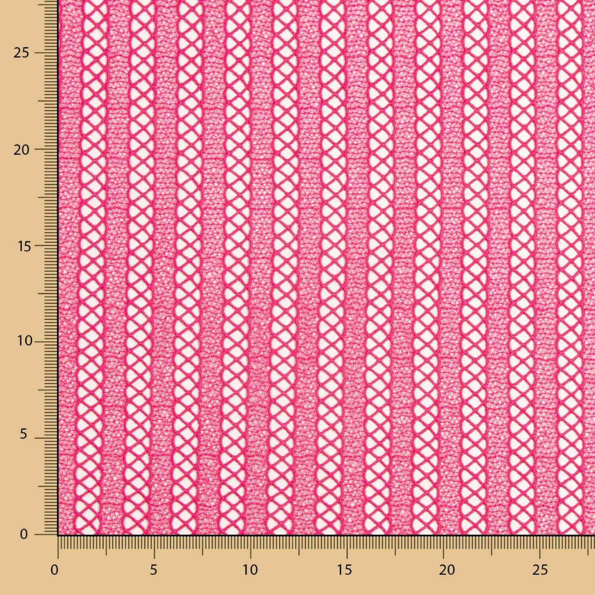 Guipure Rayé Fuchsia - Ribes y Casals