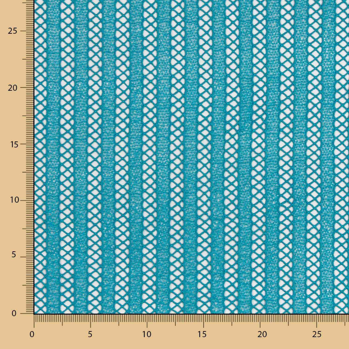 Guipure Rayée Turquoise - Ribes y Casals