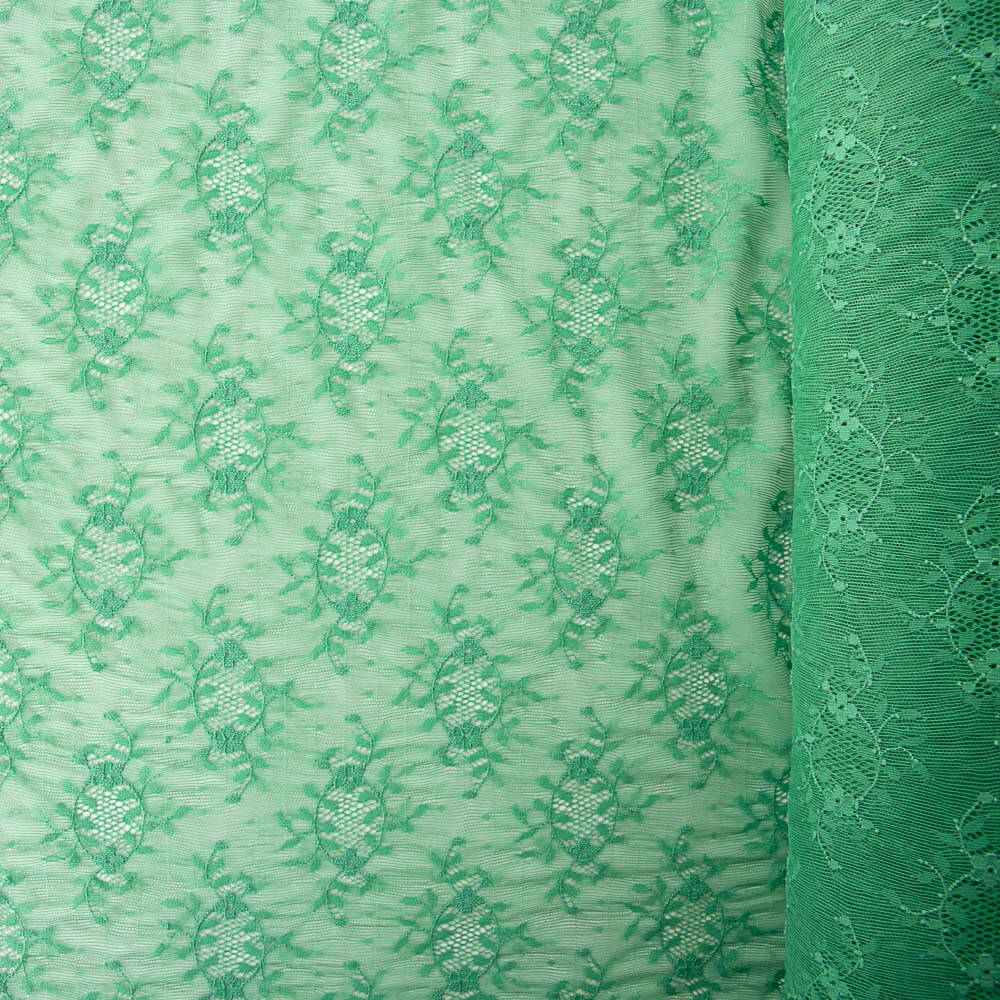 Dentelle Fine Lycra Vert - Ribes y Casals
