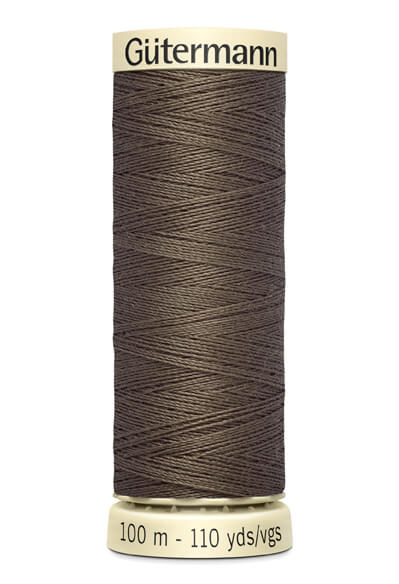 Fils Gütermann 100 m, couleur 467, marron foncé - Ribes y Casals