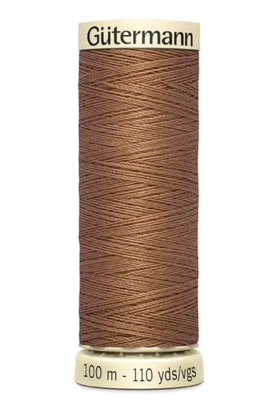 Fils Gütermann 100 m, couleur 842, marron argile - Ribes y Casals