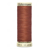 Fils Gütermann 100 m, couleur 847, marron tuile - Ribes y Casals