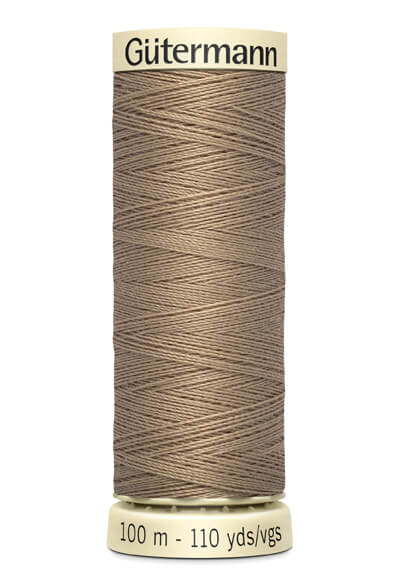 Fils Gütermann 100 m, couleur 868 Camel, doux - Ribes y Casals