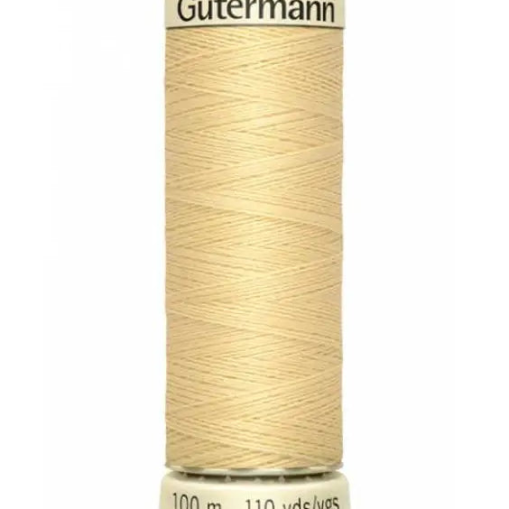 Fil Gutermann 100m Coloris 325 Vanille - Ribes y Casals