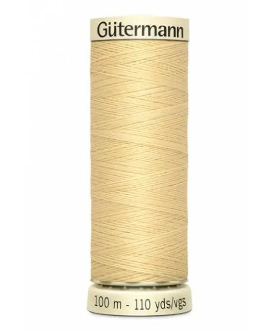 Fil Gutermann 100m Coloris 325 Vanille - Ribes y Casals