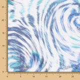 Demi Panama Bleu Abstrait - Ribes y Casals