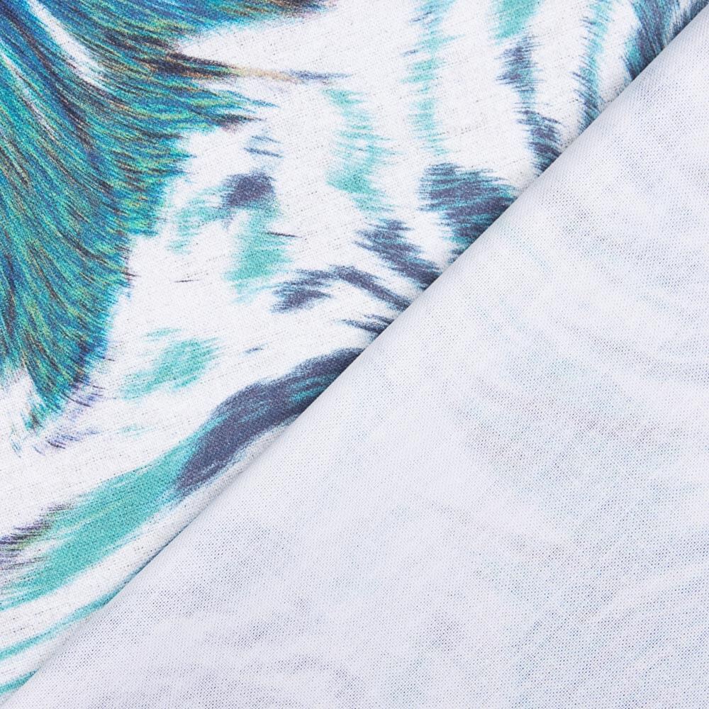 Demi Panama Bleu Abstrait - Ribes y Casals