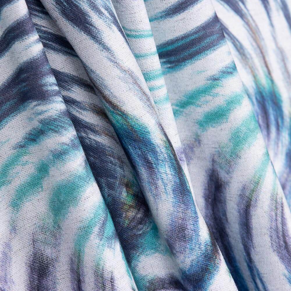 Demi Panama Bleu Abstrait - Ribes y Casals