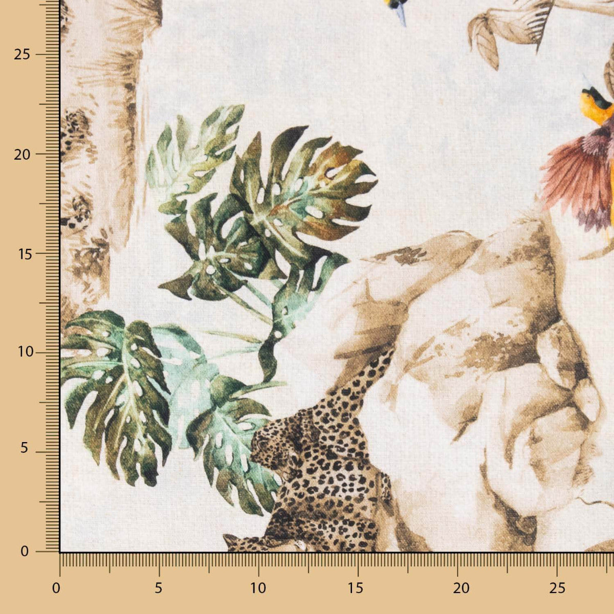 Retal Half Panamá Animales 150x280 cm - Ribes y Casals