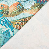 Retal Half Panamá Bendito Azul 140x280 cm - Ribes y Casals