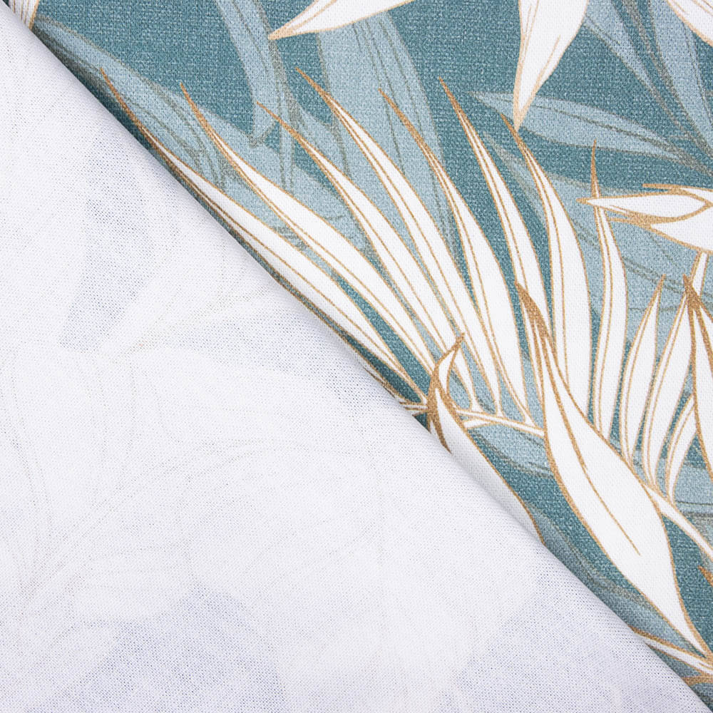 Demi Panama Déco Tropicale Sauge - Ribes y Casals