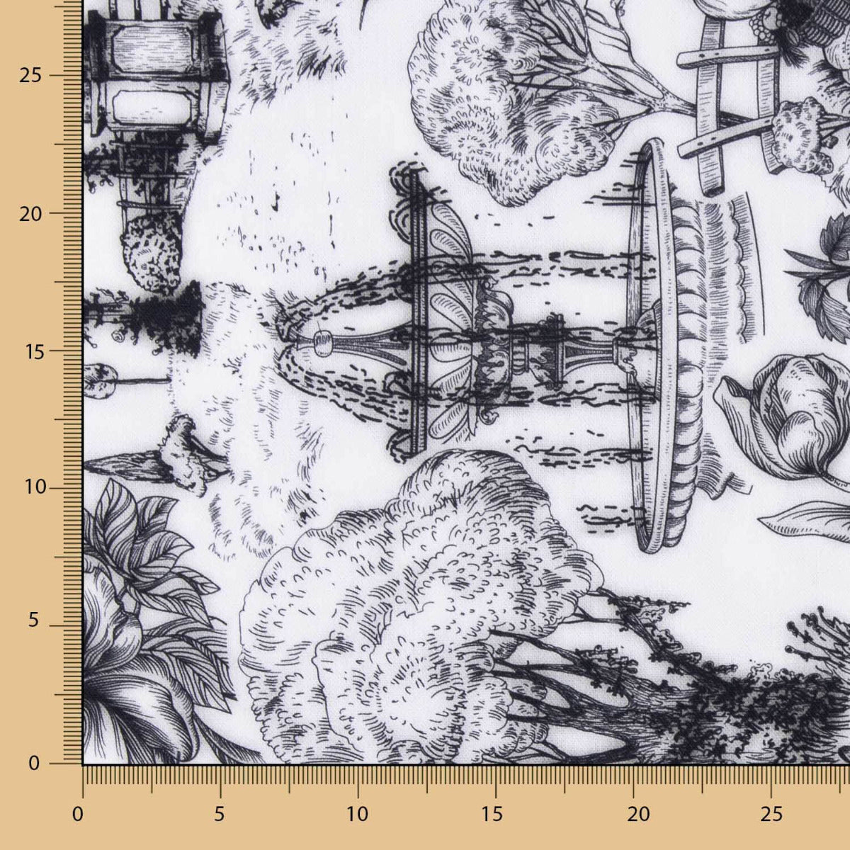 Demi Panama Toile Jouy - Ribes y Casals