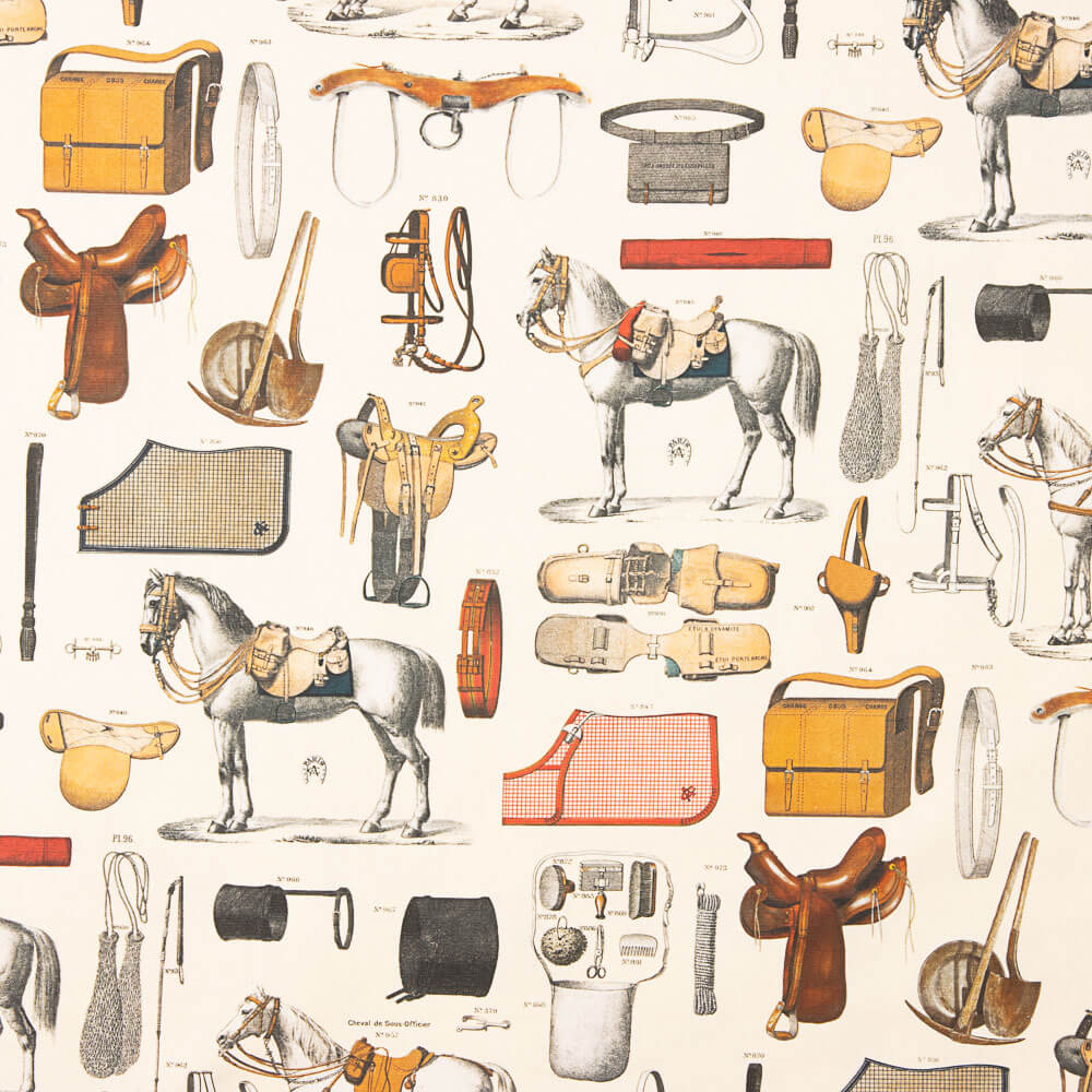 Semi Panama Floral Equestre - Ribes y Casals