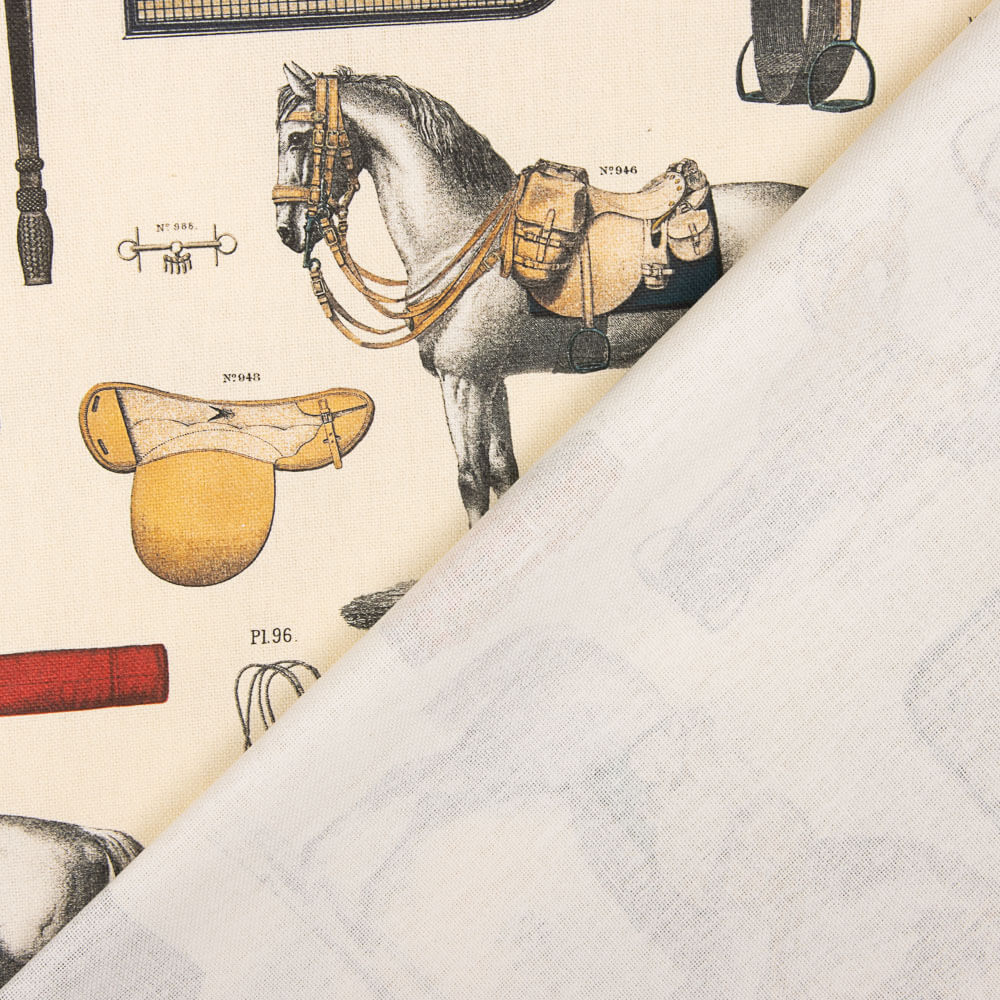 Semi Panama Floral Equestre - Ribes y Casals