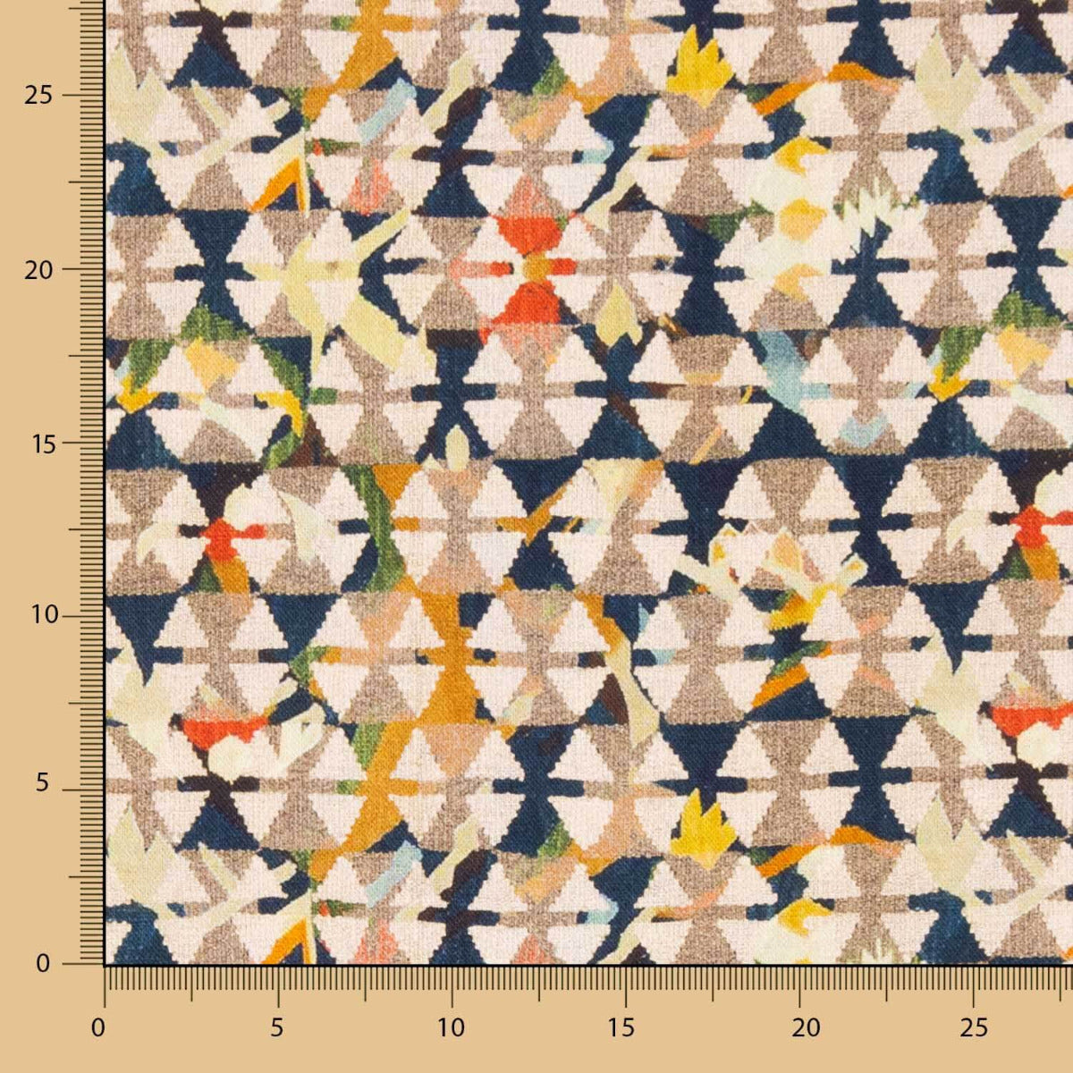 Demi Panama Mokka Géométrique - Ribes y Casals