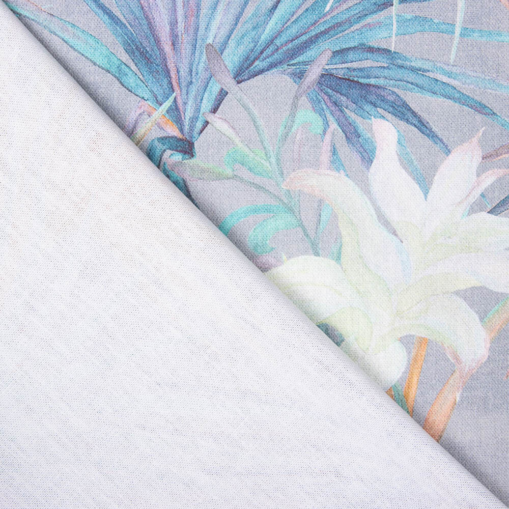 Demi Panama Bleu Feuilles Palmier - Ribes y Casals