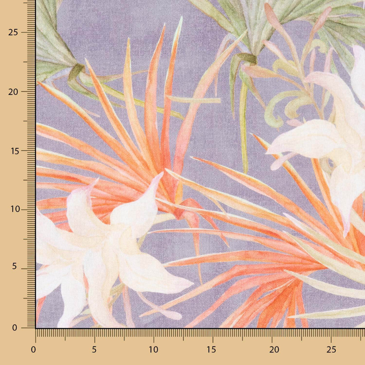 Demi Panama Vert Feuilles Palmier - Ribes y Casals