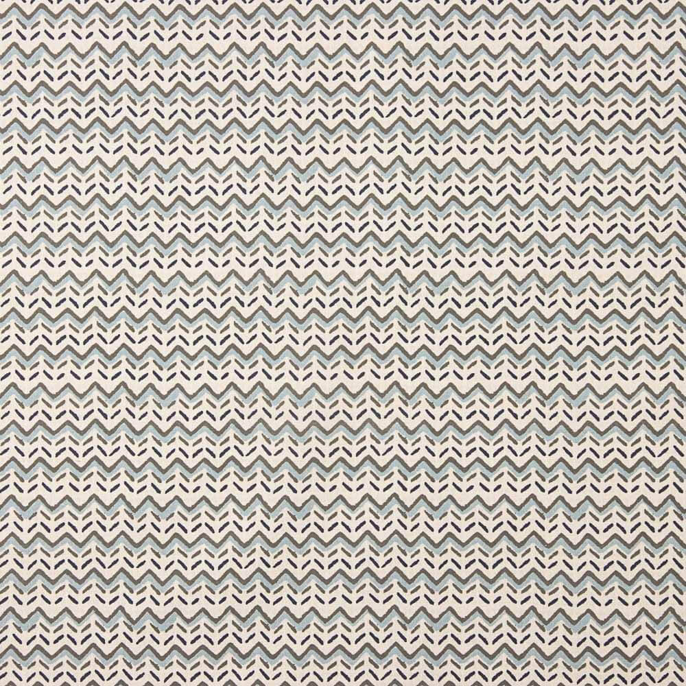 Semi Panama Zig Zag Bleu - Ribes y Casals