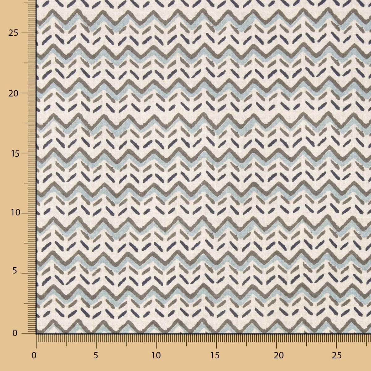 Semi Panama Zig Zag Bleu - Ribes y Casals