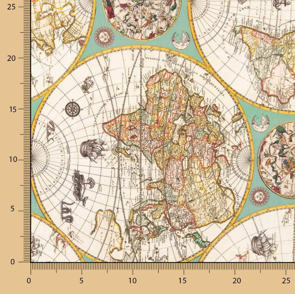 Half Panama Carte du Monde - Ribes y Casals
