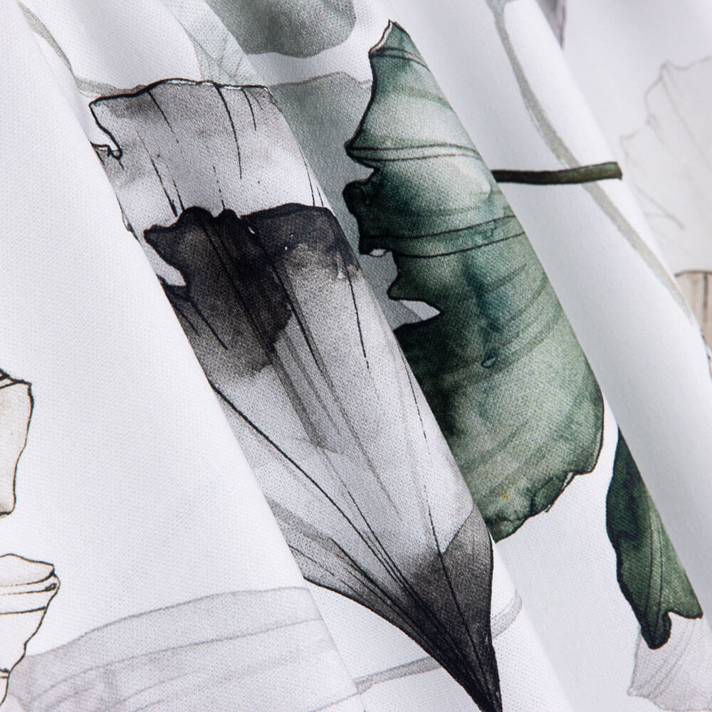 Demi Panama Feuille Maxi Blanche - Ribes y Casals