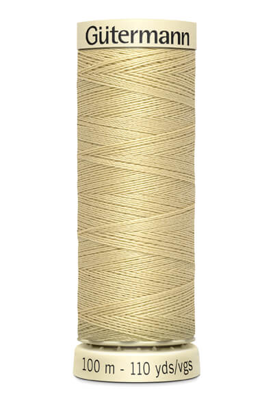 Fils Gütermann 100 m, couleur 249, beige doux - Ribes y Casals