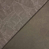 Jacquard Ameublement Feuilles Noir - Ribes y Casals