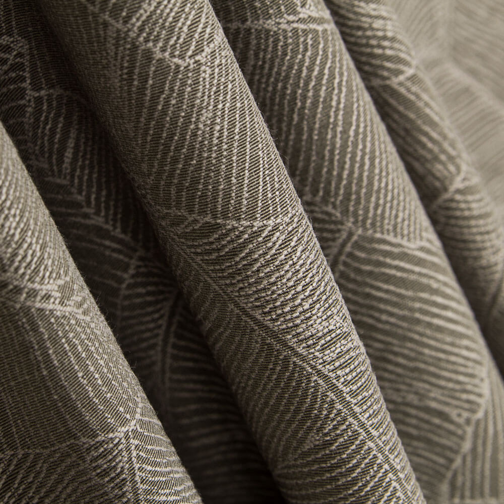 Jacquard Ameublement Feuilles Noir - Ribes y Casals